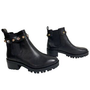 Karl Lagerfeld Porshay Lug Sole Boot Black Women's US 8/EUR 38.5 NWOB